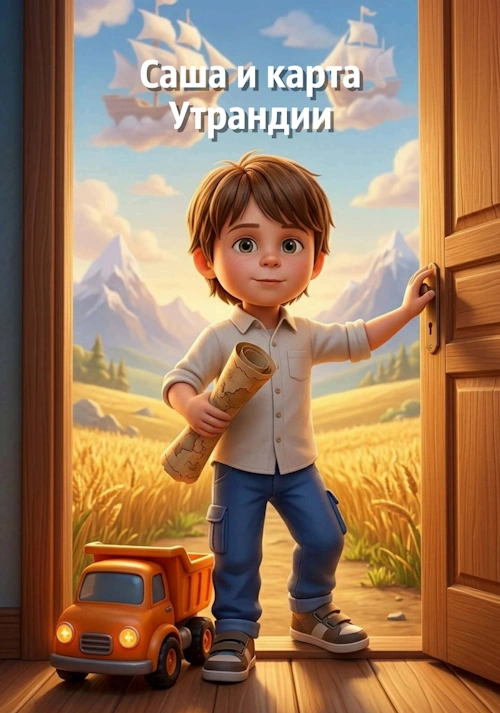 Книга формата A4 «Саша и карта Утрандии»